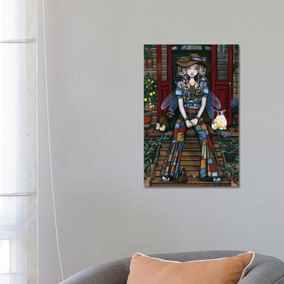 Adaline 1 Piece Wrapped Canvas Wall Art