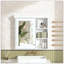 Organisateur de rangement mural pour toilette et miroir-121088093