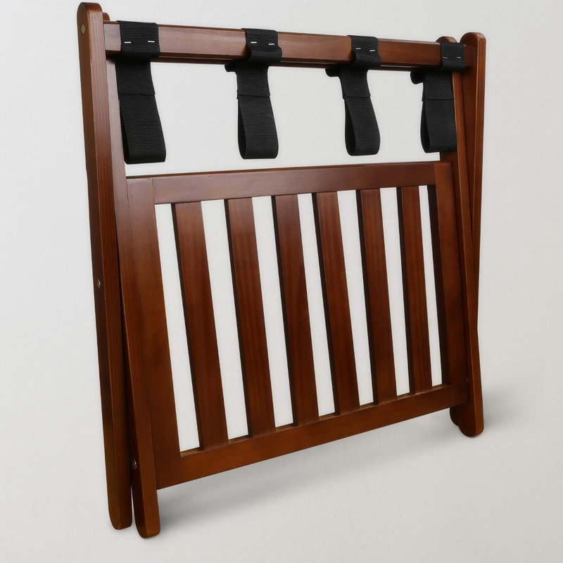 Luggage Rack, Walnut, Solid Wood