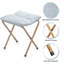 Fauteuil d'appoint douillet capitonné et rembourré avec cadre en métal doré pour le salon-524071271-491022507