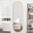 Oval Full-Length Mirror Wall-Mounted Body Mirror-412120560