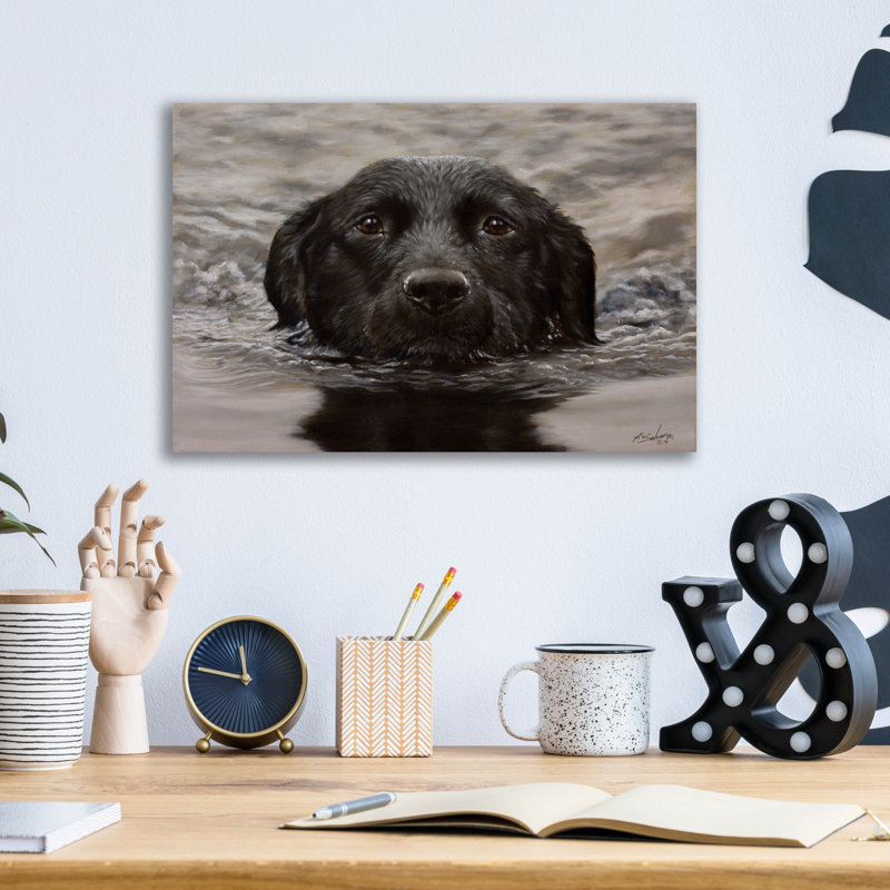 " Dog Shark " by John Silver, 12" H x 16" W x 0.13" D