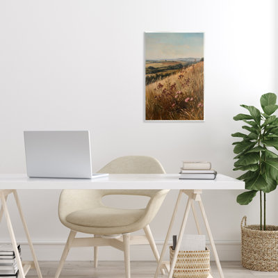 Simplistic Places Countryside Hill Wall Plaque, design by Petal Prints Design