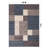 Allyne Geometric Tufted Blue/Cream/Gray Non-Slip Rubberback Area Rug-2109575482