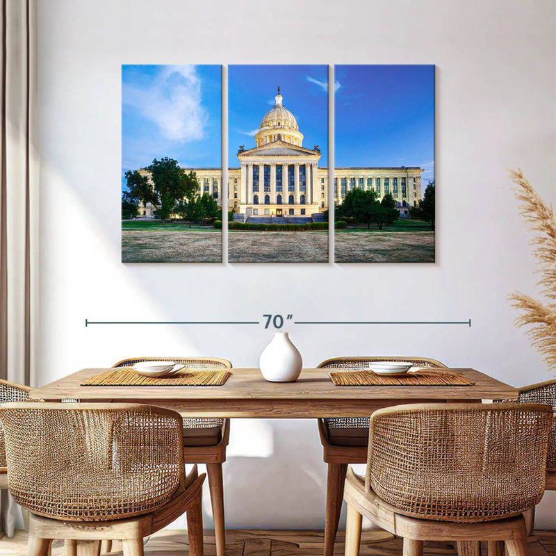 Rorry Capitol Building In Oklahoma, 36" H x 57" W