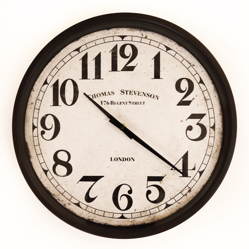 Templeton Metal Wall Clock