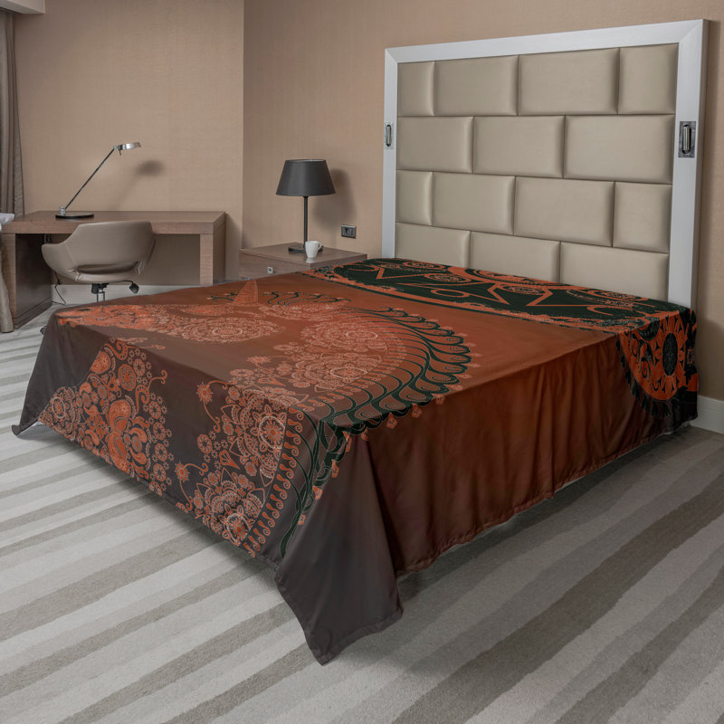 Drap-housse Ambesonne, Drap plat pour très grand lit californien