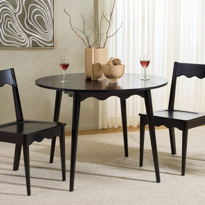 Roma Rnd Drop Leaf Scallop Table