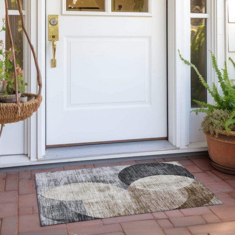 Tapis intérieur / extérieur lavable en machine Cicel ACN1140, Rectangle 1 pi 8 po x 2 pi 6 po