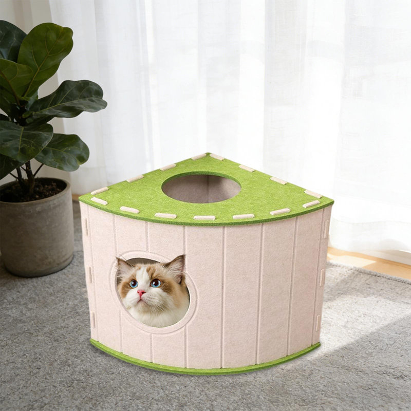 Lit confortable en forme d'éventail pour chat Kondieu, D