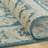 Giuliano Azure Medallion Hand-Knotted Wool Area Rug-1234701835