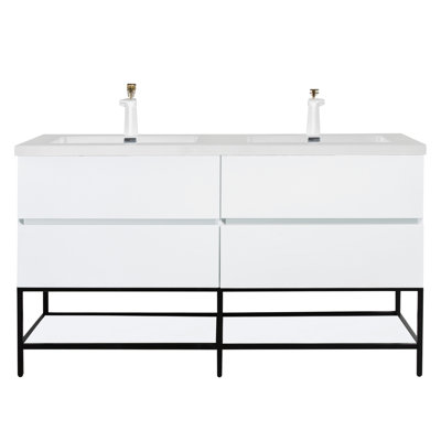 Ensemble de meuble-lavabo mural 60 po Damron