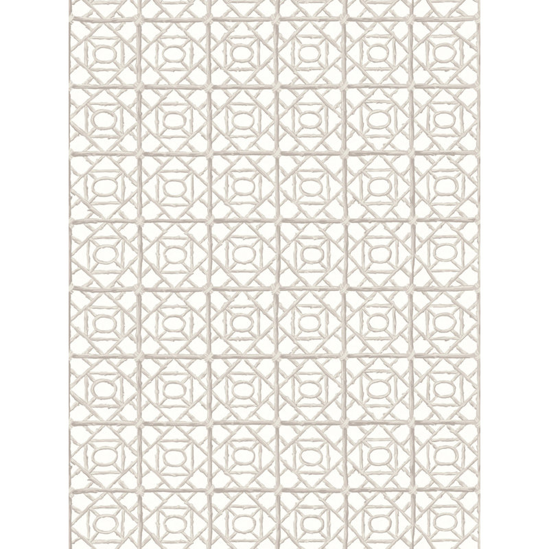 ORMOND FRET WALLCOVERING, Oyster