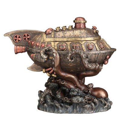 7.87 Trinket Box Multi-Color Poly Resin