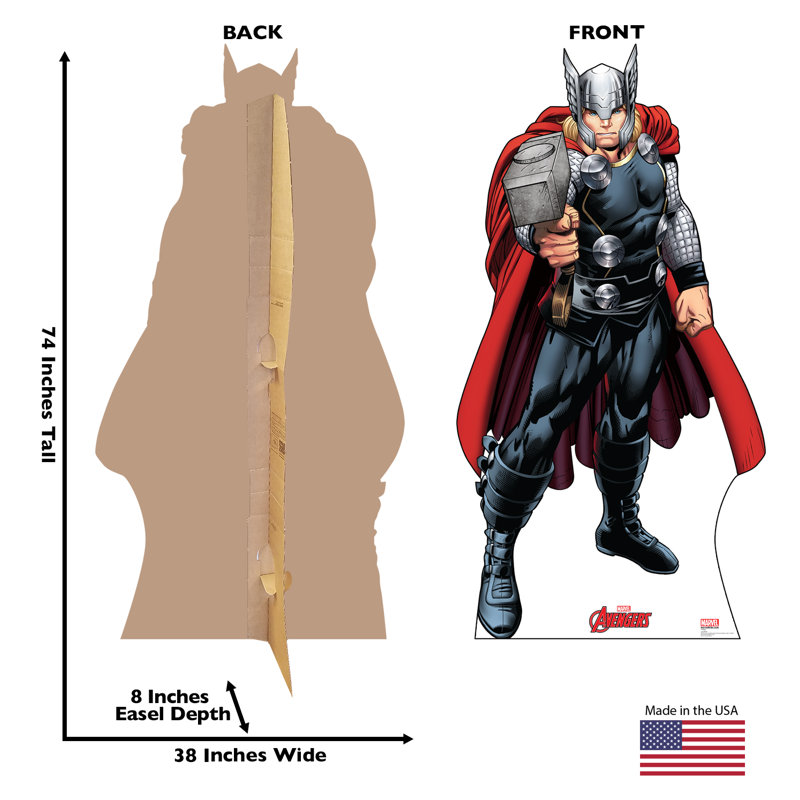 74'' Superheroes & Villains Cardboard Standup