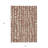 3' X 5' Orange And Ivory Abstract Washable Indoor Outdoor Area Rug