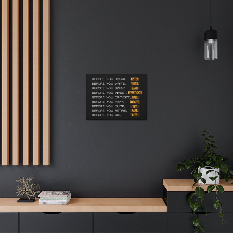 No Frame Print on Canvas, 30.48cm H x 40.64cm W