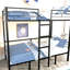 Ensemble lit mezzanine avec table transformable en lit superposé-108648560