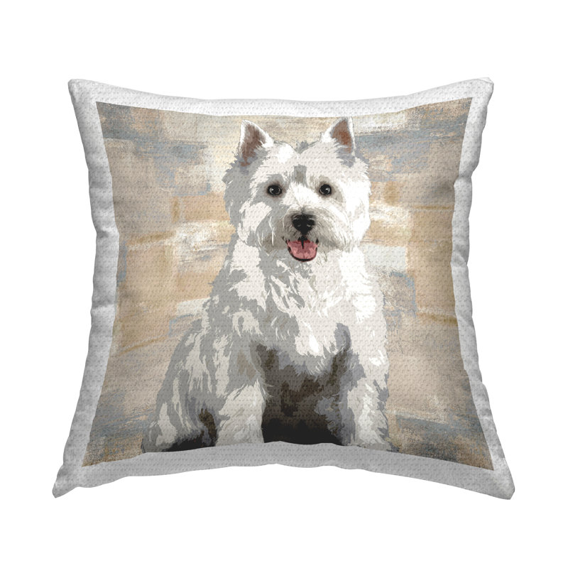 Coussin extérieur Highland Terrier