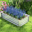 Ensemble de 5 jardinières surélevées en acier
