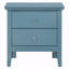 Table de chevet avec tiroirs Teal Elegance-1631535253