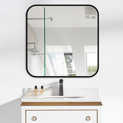 Lafata Metal Square Mirror