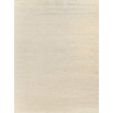 Merino Wool Wool Area Rug in Ivory