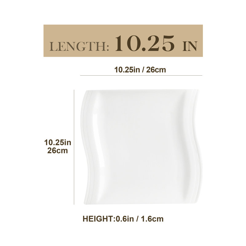 Flora 10.25" Dinner Plate, Set of 6