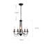 Lustre 5 lumières façon bougie Schooley Farmhouse