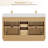 Innes 60" Marble Top Double Sink Bathroom Vanity-933338504