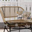 3 Pieces Rattan Bistro Set with Cushions Outdoor Patio-1095378668