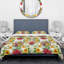 Ensemble de housse de couette hibiscus et roses designart-35229401