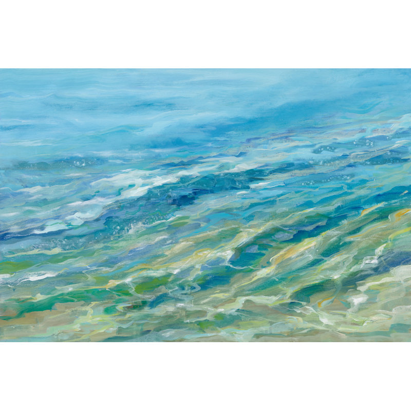 Seabed - Wrapped Canvas Painting, 20cm H x 30cm W x 3.8cm D