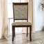 Chaise d'appoint rembourrée Gwennetta en vert / gris
