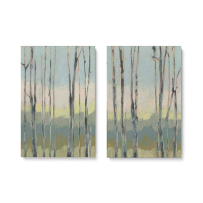 Gentle Light Between Trees Set of 2