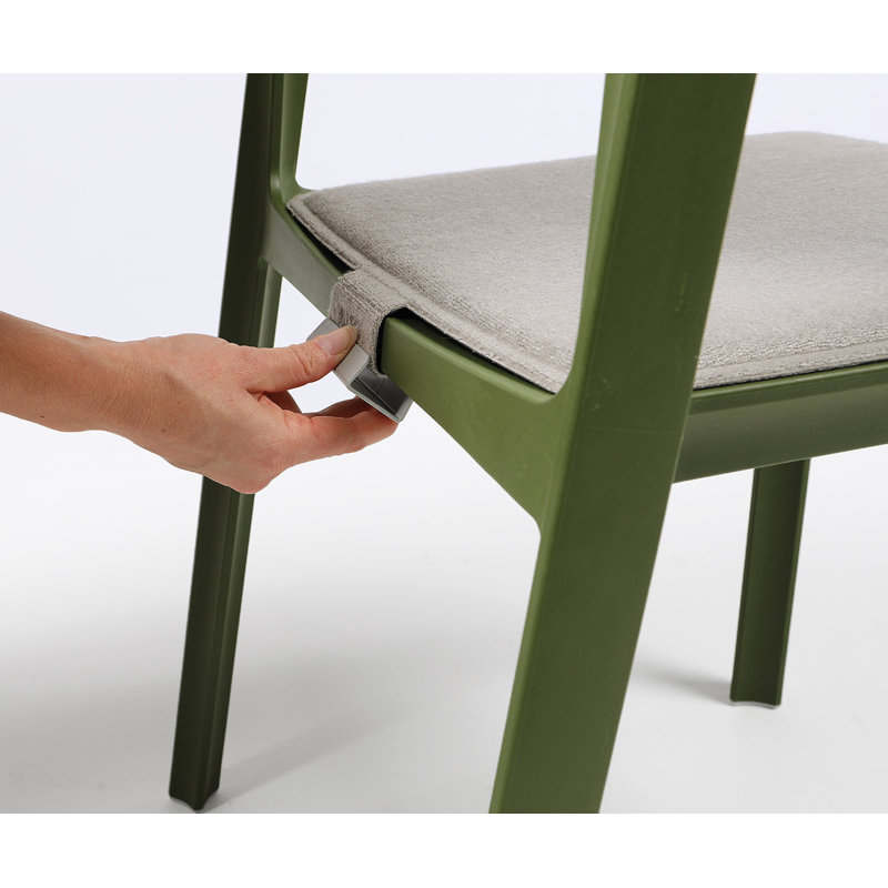 Trill Outdoor Dining Side Chair, Agave