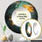Zialan Metal Round Mirror