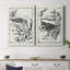 Linocut Style Seabird III - Toile tendue avec châssis de qualité supérieure - Prêt à être accroché-108966710