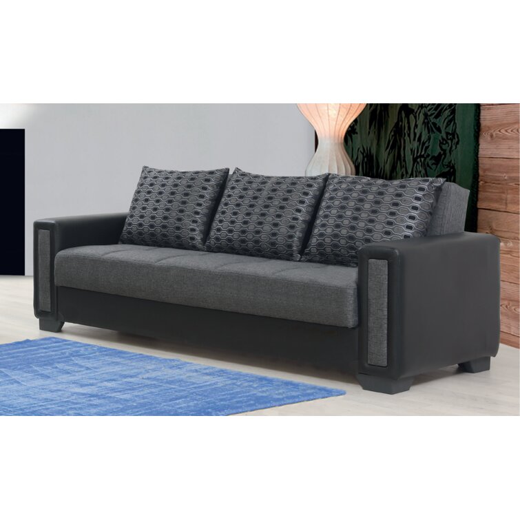 89 Square Arm Sofa Bed