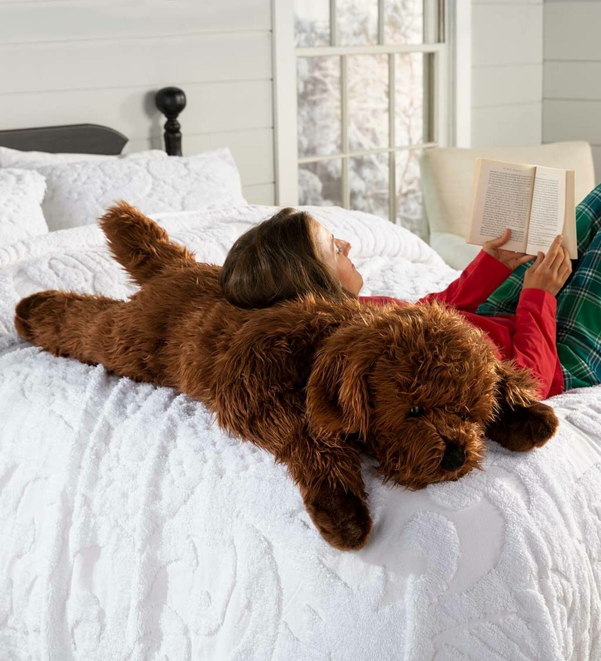Large Animal Plush Toys : Polar Bear Oversized Plush Cuddle Animal Body  Pillow