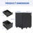 2 Drawer Mobile File Cabinet With Lock Steel File Cabinet For Legal/Letter/A4/F4 Size, Fully Assembled Except For Wheels, Home/ Office Design-604784589