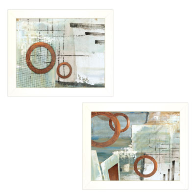 Set Of Two Balance This I And II 2 Framed Print Wall Art