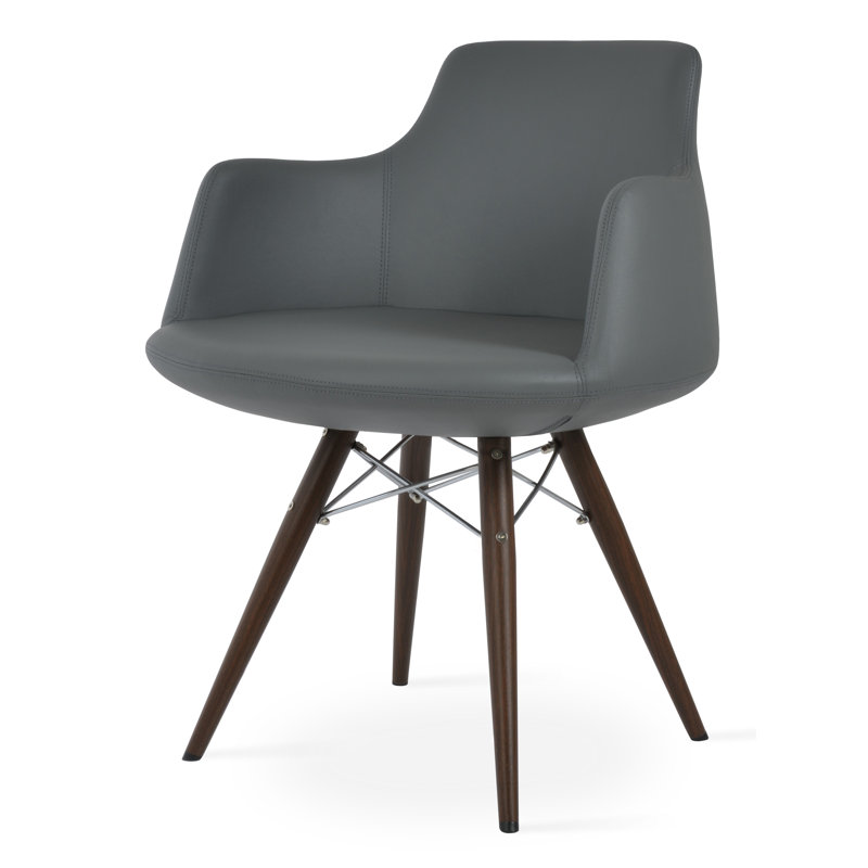 Fauteuil Dervish, Naturel, Blanc