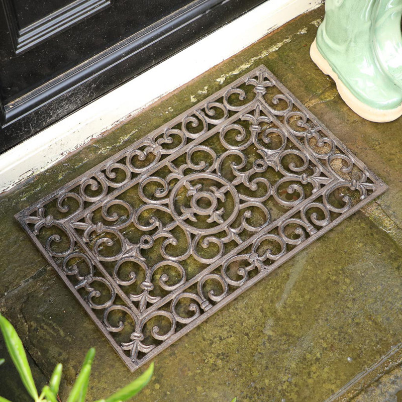 Rania Ornate Cast Doormat