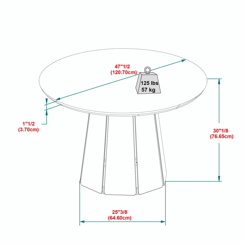 Table de salle à manger Fredrich