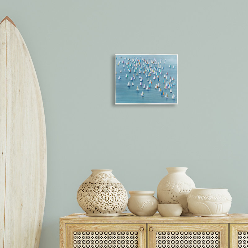 «Gathering of Sails», art mural sur toile par Lorenzo Collective