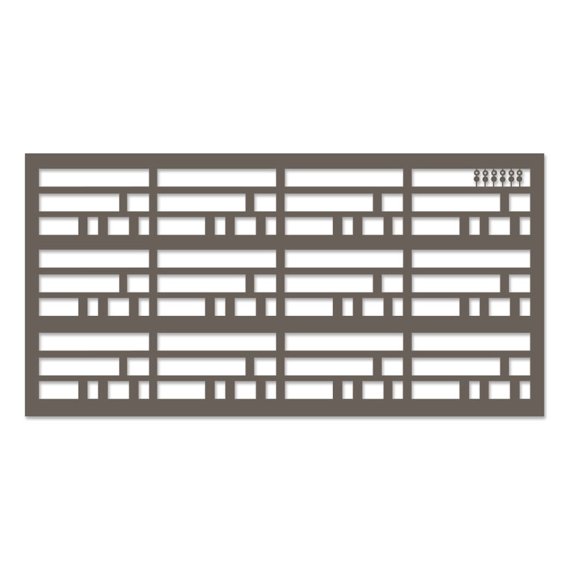 Warmstone Wright Decorative Polyethylene Privacy Lattice Panel 2'x4'