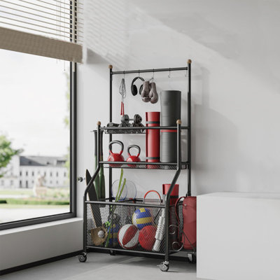 Steel Freestanding Sports Rack