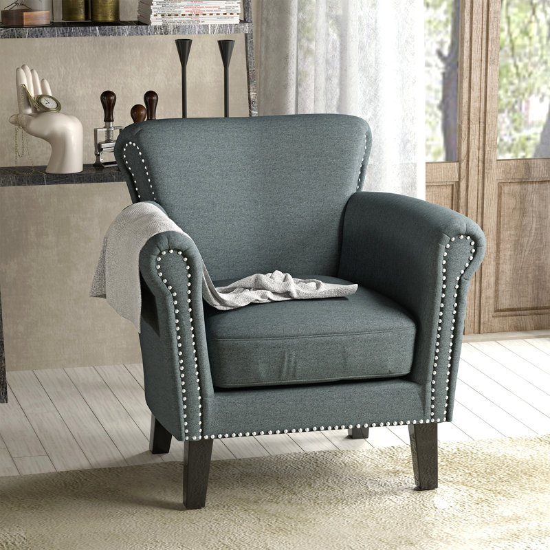 Fauteuil club, Bleu