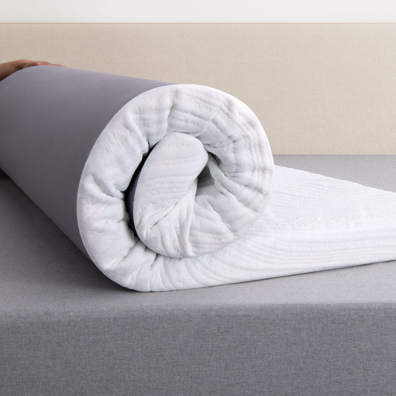 7cm Medium Feeling Memory Foam Mattress Topper Infused With Gel For Comfort Sleep, Super King (6')